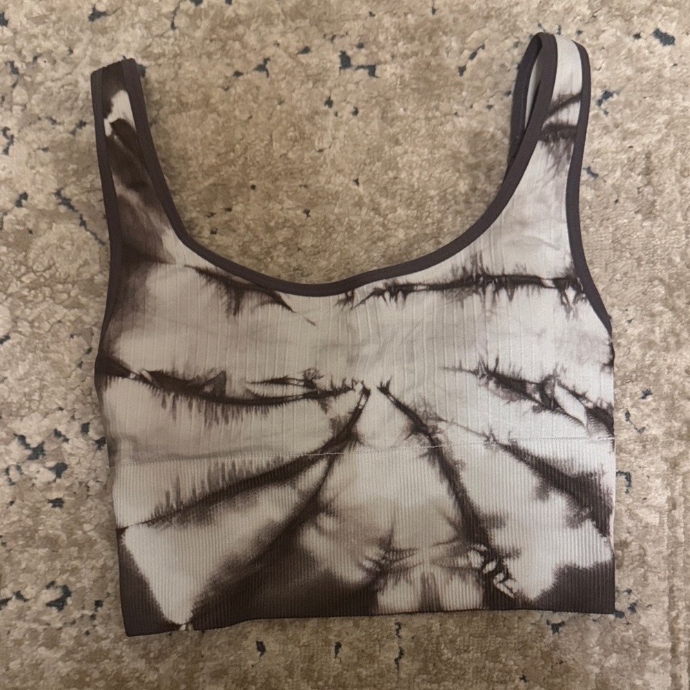 Pink Active Chic Tie-Dye Women's Tank Top